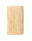 Applique murale KUR raphia naturel format M 20x30cm vue de face fond blanc — création Cosydar