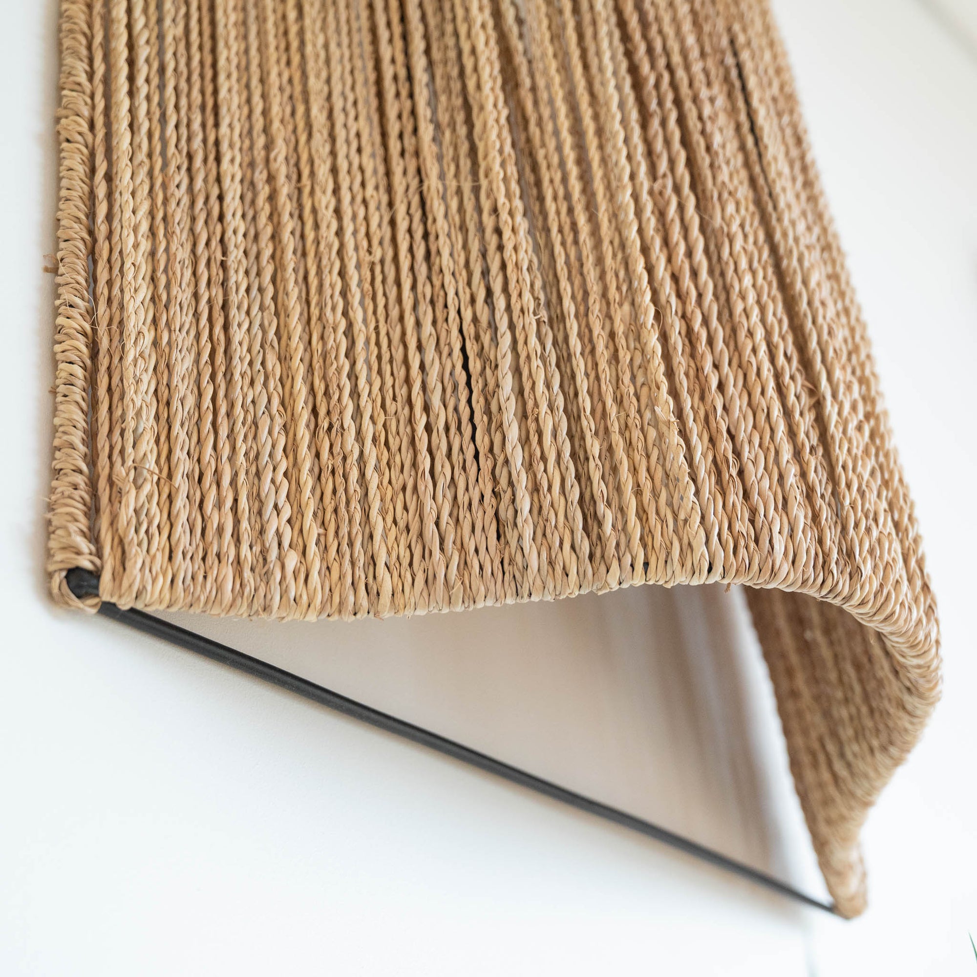 Applique murale bohème chic en fibre naturelle, décoration intérieure