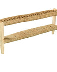 Banc Avec Rangement en Bois et Corde - COSYDAR