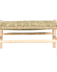Banc Élégant en Doum et Bois d'Eucalyptus - COSYDAR