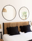 Miroir Rond en Acier Forgé - 78cm - COSYDAR
