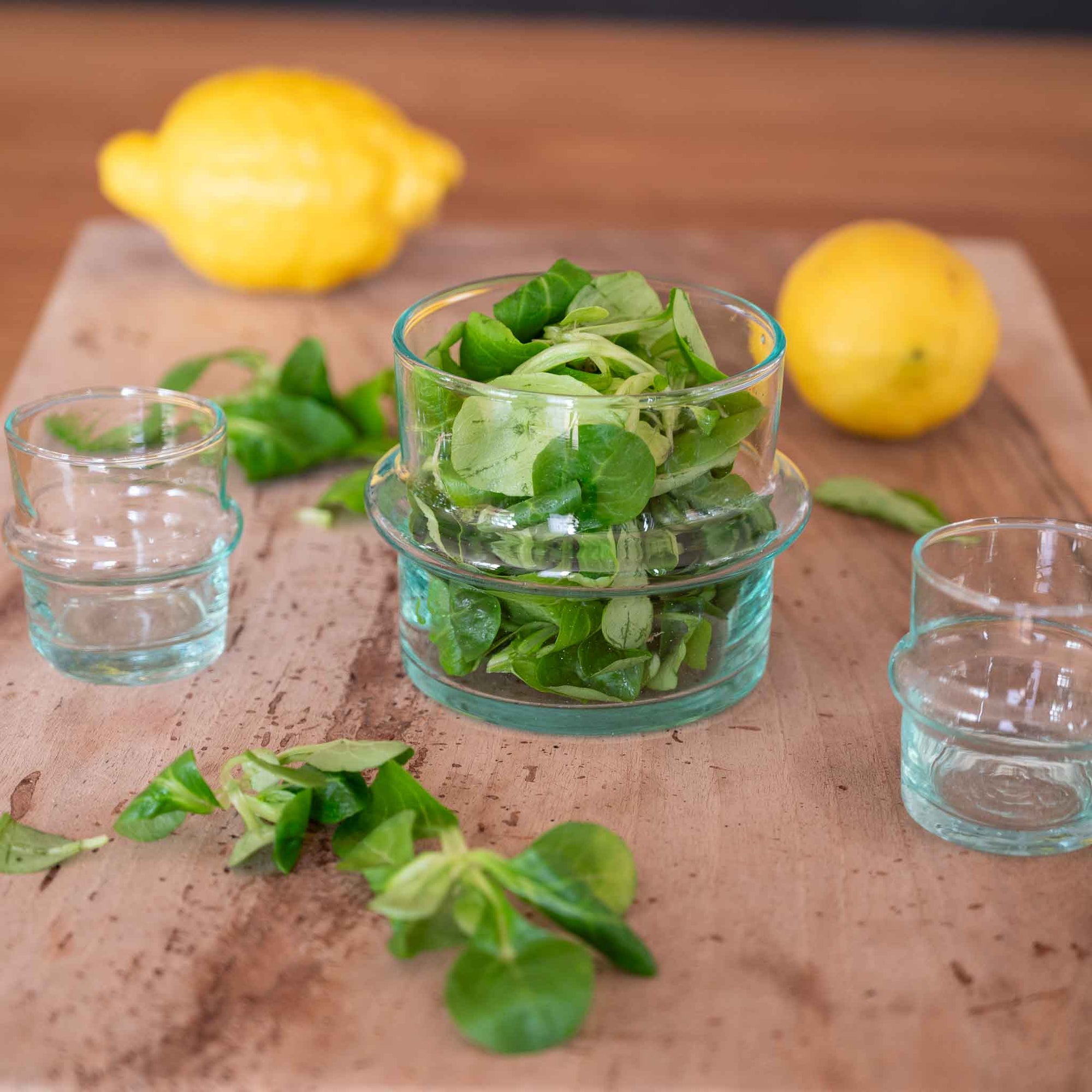 Bol en Verre Recyclé BELDI Soufflé à la Bouche - COSYDAR