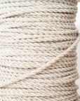 Câble Électrique Textile Torsadé Couleur Lin ( Écru)