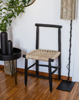 Chaise Artisanale KO, Noir - COSYDAR