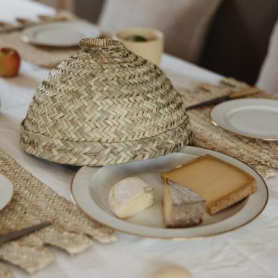 Cloche à mouches et sets de table fibre naturelle Cosydar