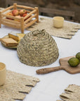 Cloche á mouche tressée en fibre naturelle M - COSYDAR