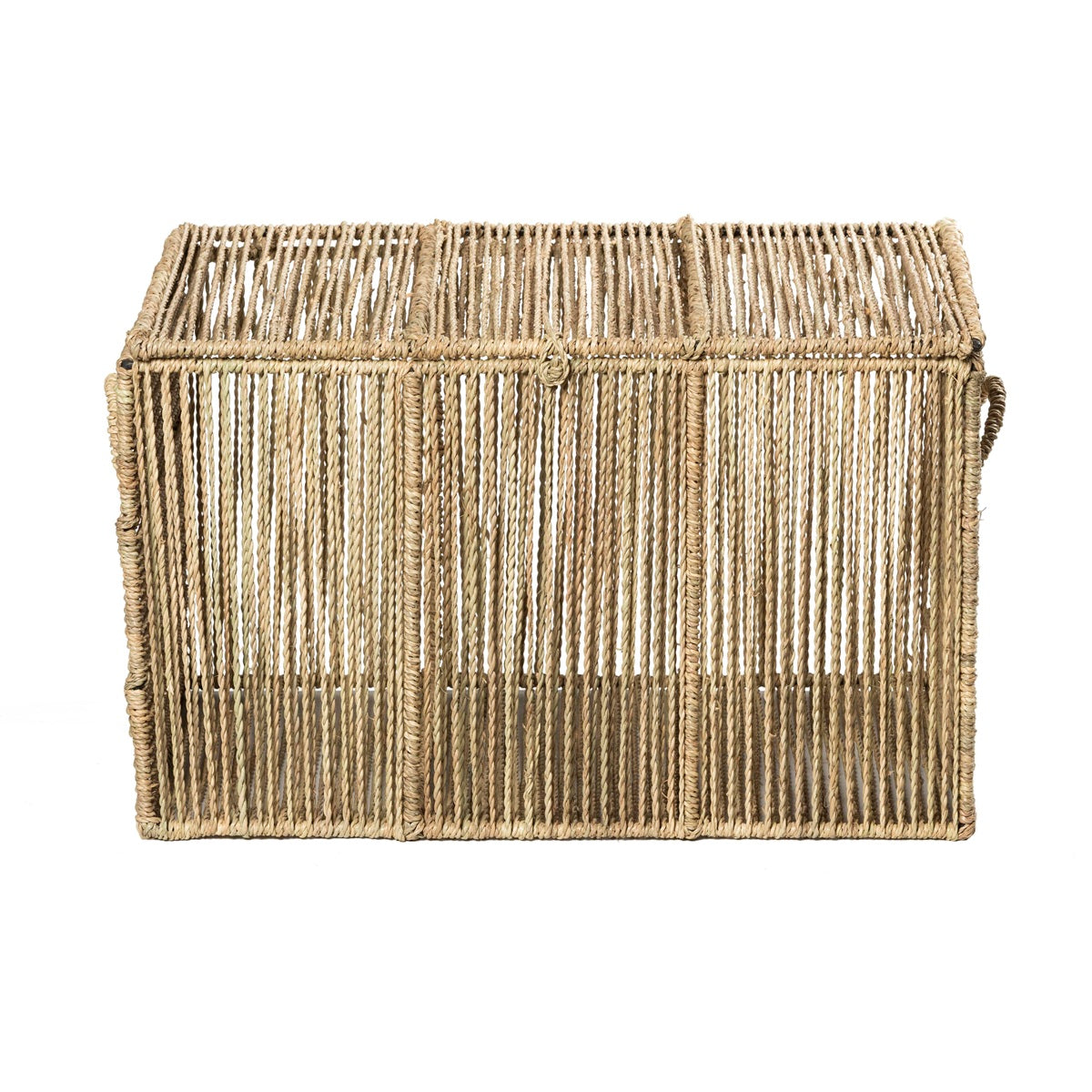 Coffre de Rangement Tressé en Fibre Naturelle LINE