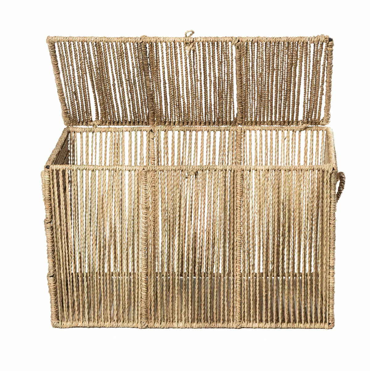 Malle de Rangement Tressée en Fibre Naturelle LINE