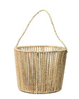 Panière tressé en fibre naturelle L KAWAI