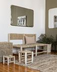 Fauteuil en Bois et Fibre CHIKA 145 cm - COSYDAR