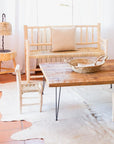 Fauteuil en Bois et Corde ROSE - COSYDAR