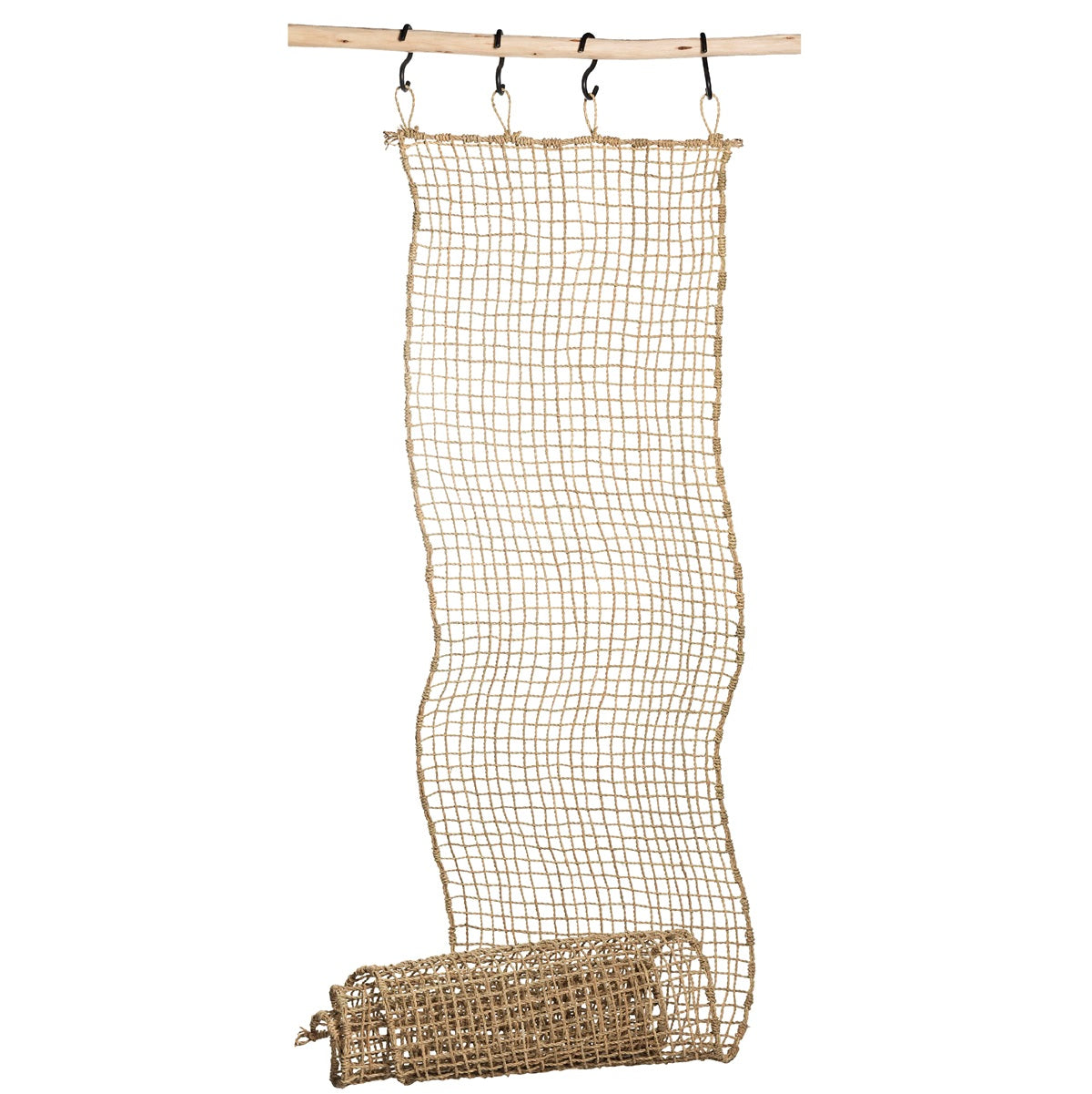 Rideau décoratif en corde de palmier tressée à la main en fibres naturelles