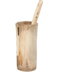 Large Decorative Pot in Walnut Wood