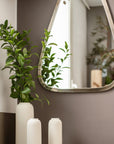 Miroir Trapèze Artisanal en Maillechort - 80cm - COSYDAR