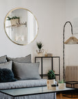 Miroir en Laiton Doré ROND - COSYDAR