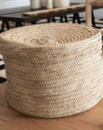 Panier à Linge Motif Chevrons Artisanal - 3 Tailles - COSYDAR