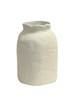 Vase en Céramique Blanc H 30cm SHOK - COSYDAR