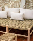 Grande Banquette en Bois et Corde - COSYDAR