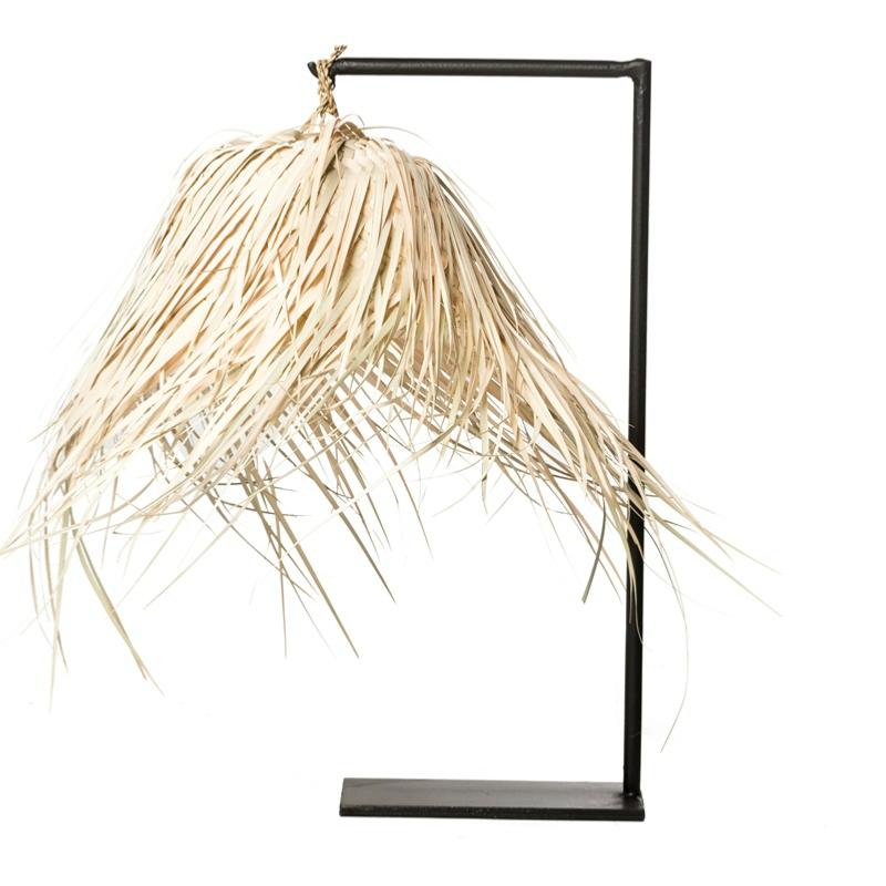 Support Suspension Luminaire Métal Noir ARETA 50cm