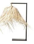 Support Suspension Luminaire Métal Noir ARETA 50cm
