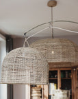 Suspension tressée en Corde de Palmier BOR 72x38cm - COSYDAR