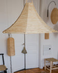 Suspension tressée en Raphia KUMO 70cm - COSYDAR