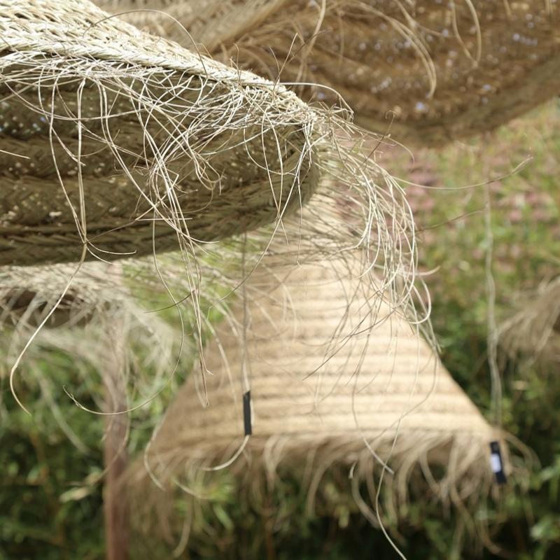 Suspension Bohème Tressée En Fibre Naturelle Alfa – Style Artisanal Et Chaleureux