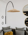 Suspension tressée en Raphia PARASOL 70cm - COSYDAR