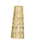 Suspension tressée en Corde de Palmier SHIRINDA 40x15cm - COSYDAR