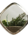 Miroir Mural Carré 30cm argenté en Maillechort - COSYDAR