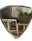 Miroir Argenté Triangle