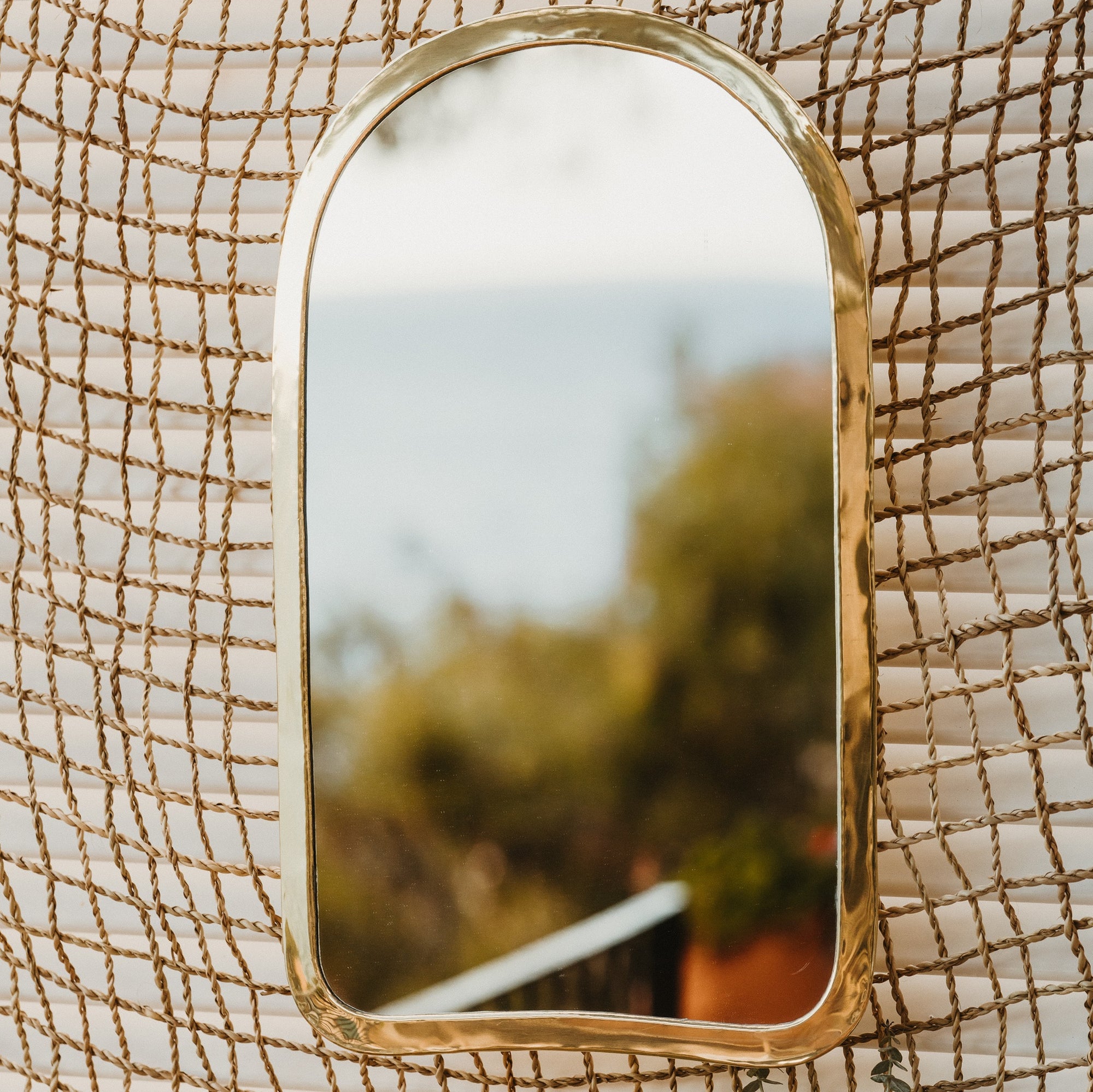 Miroir en Laiton Doré DOA – Style Bohème Chic &amp; Élégant - COSYDAR - DECO