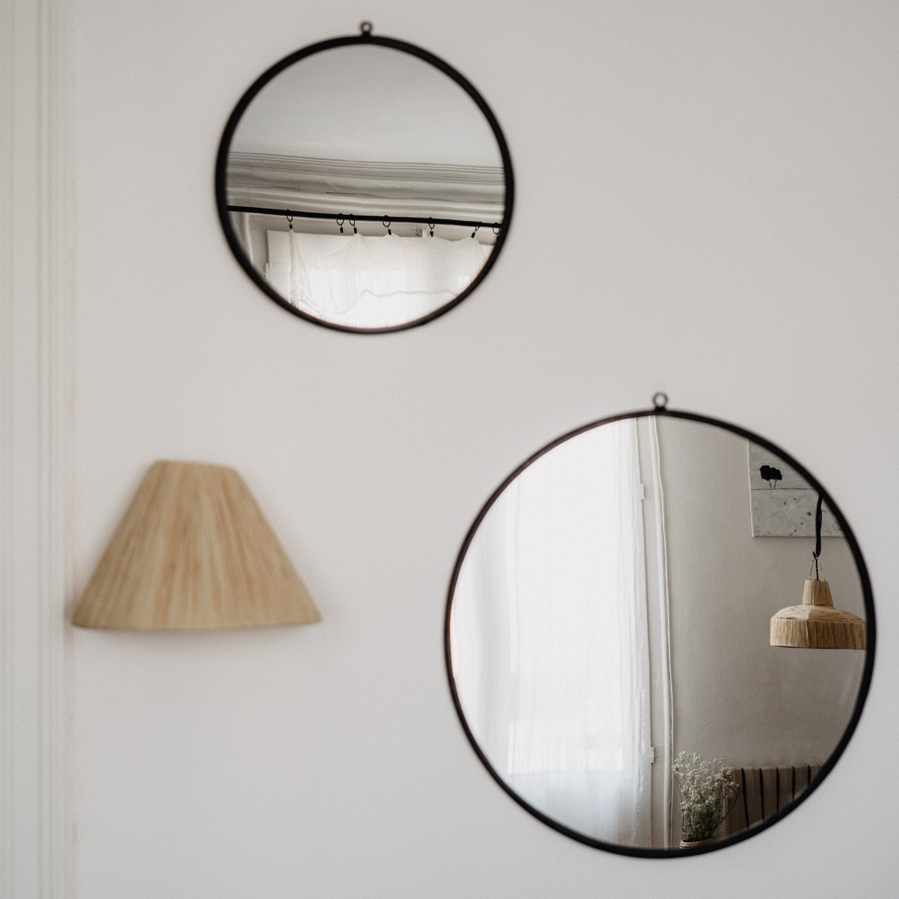 Miroir Rond en Acier Forgé - 60cm - COSYDAR