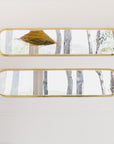 Miroir Rectangulaire en Laiton, 100cm - COSYDAR
