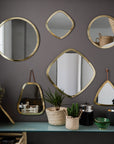 Miroir en Laiton Doré CARRÉ - COSYDAR