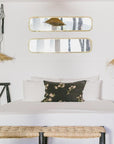 Miroir Rectangulaire en Laiton, 100cm - COSYDAR