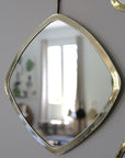 Miroir en Laiton Doré CARRÉ - COSYDAR
