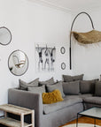 Miroir Rond en Acier Forgé - 60cm - COSYDAR