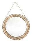 Miroir tressé en Feuille de Palmier, XL - COSYDAR