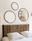 Miroir Rond en Acier Forgé - 78cm - COSYDAR