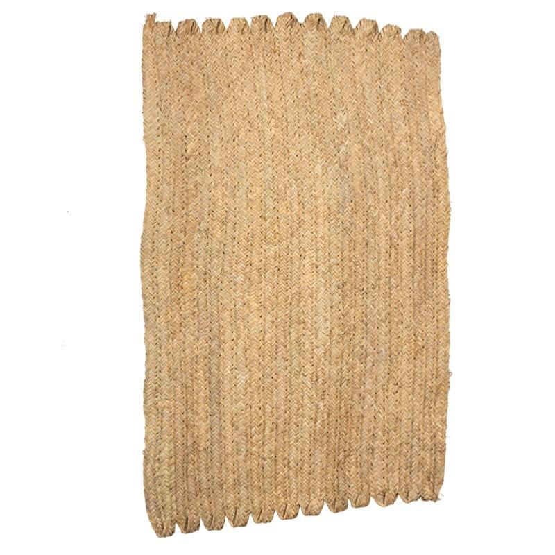 Natte Tressée en Feuille de palmier sur fond blanc - COSYDAR