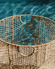 Panier à Linge Boho tressé