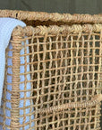 Panier à Linge Tressé en Corde de Palmier