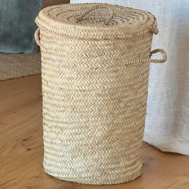 Panier à Linge hauteur 57 cm, fait Mains COSYDAR