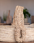 Panier ovale ARTISAN avec une large anse tressée