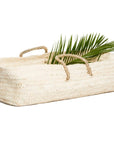 Panier de rangement tressé en palme - COSYDAR