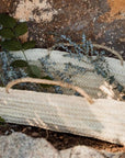 Panier de rangement tressé en palme