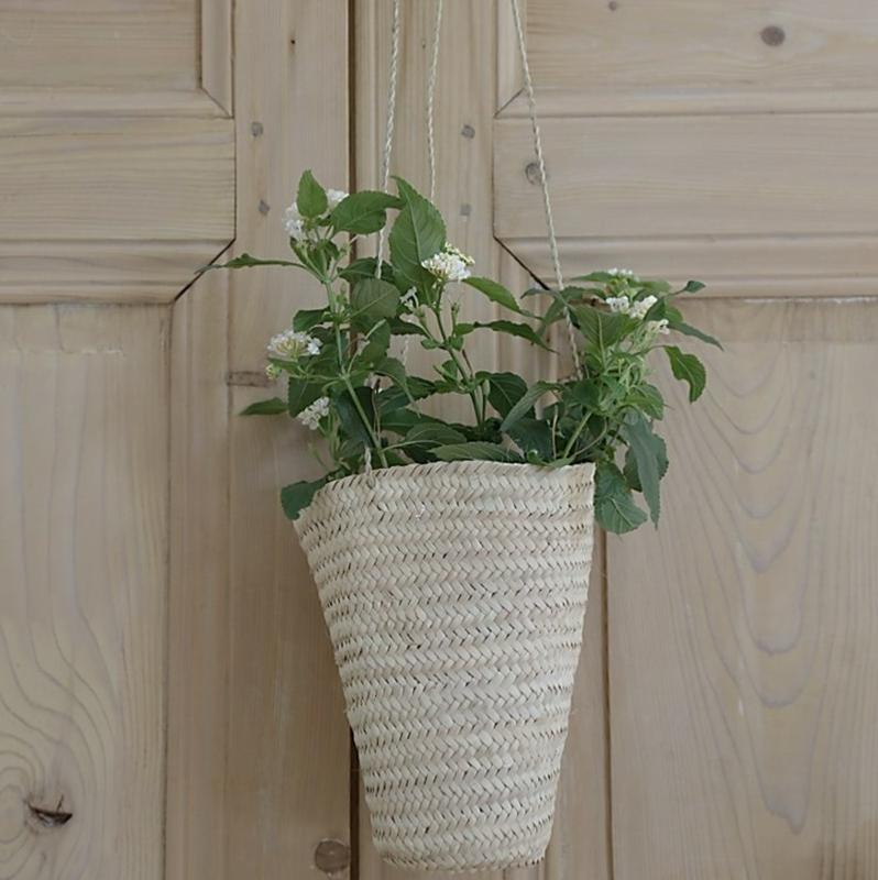 CORBEILLE À SUSPENDRE AVEC UNE CORDE EN PALMIER - GAMME CLARA