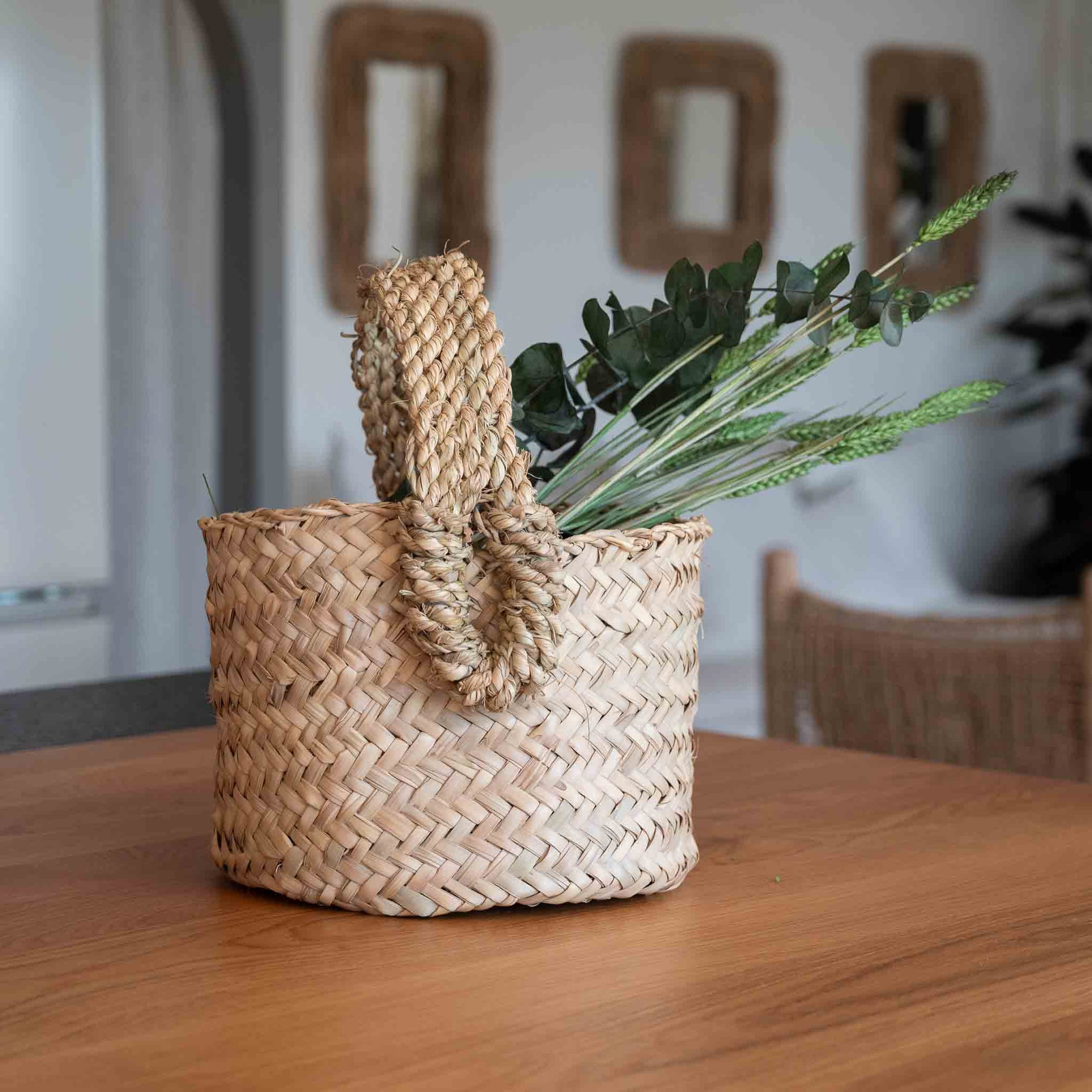 Panier Tressé Rond Multifonctions - COSYDAR