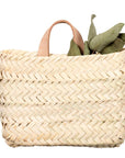 Panier Mural CLARA tressé en feuille de palmier